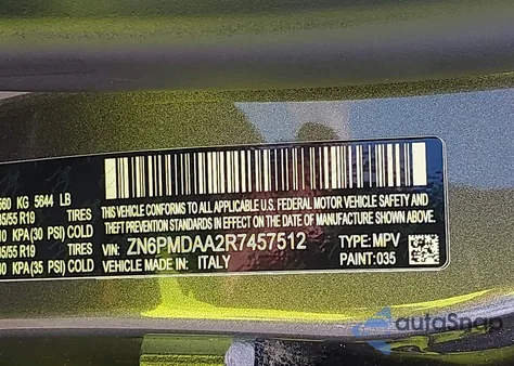 2024 Maserati Grecale Gt z USA, uszkodzony, nr VIN ZN6PMDAA2R7457512